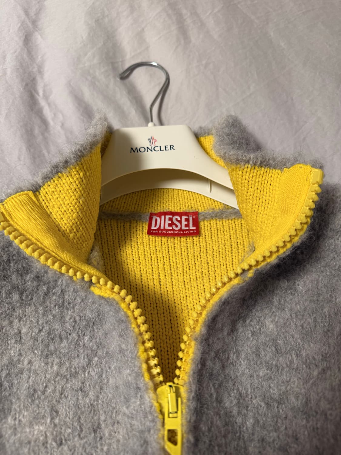 디젤 K-엘러 하프집 스웨터 상품이미지3