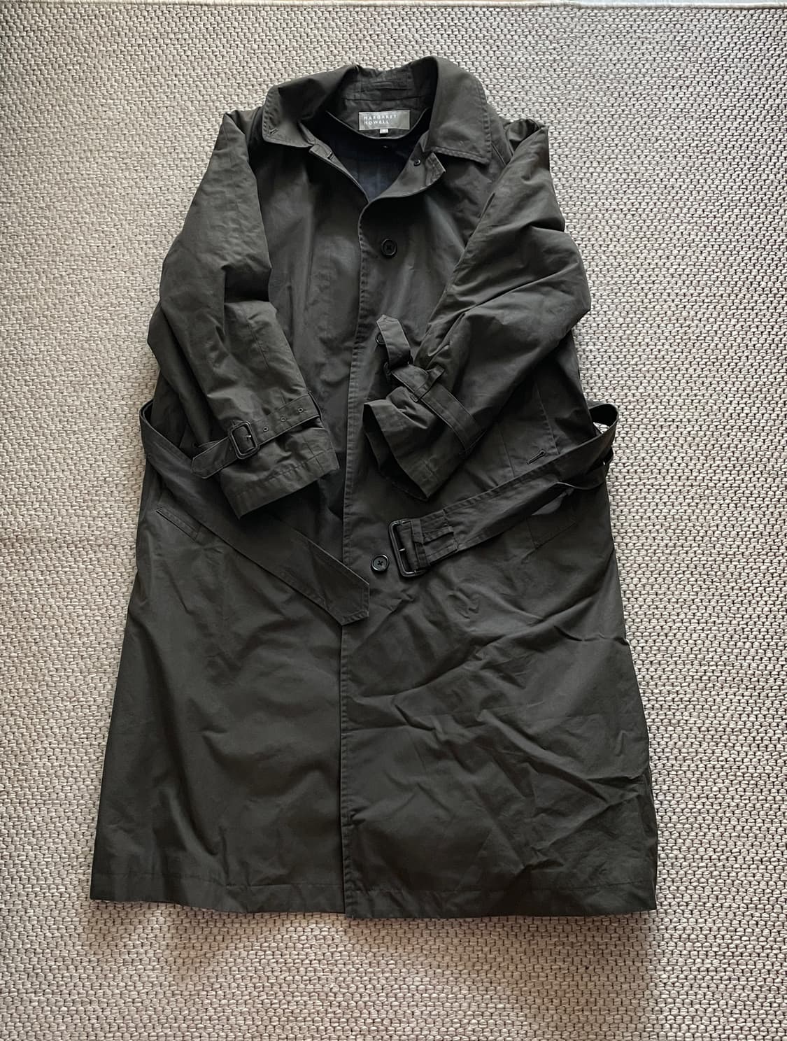 MHL 마가렛호웰 카키 트렌치코트 상품이미지1