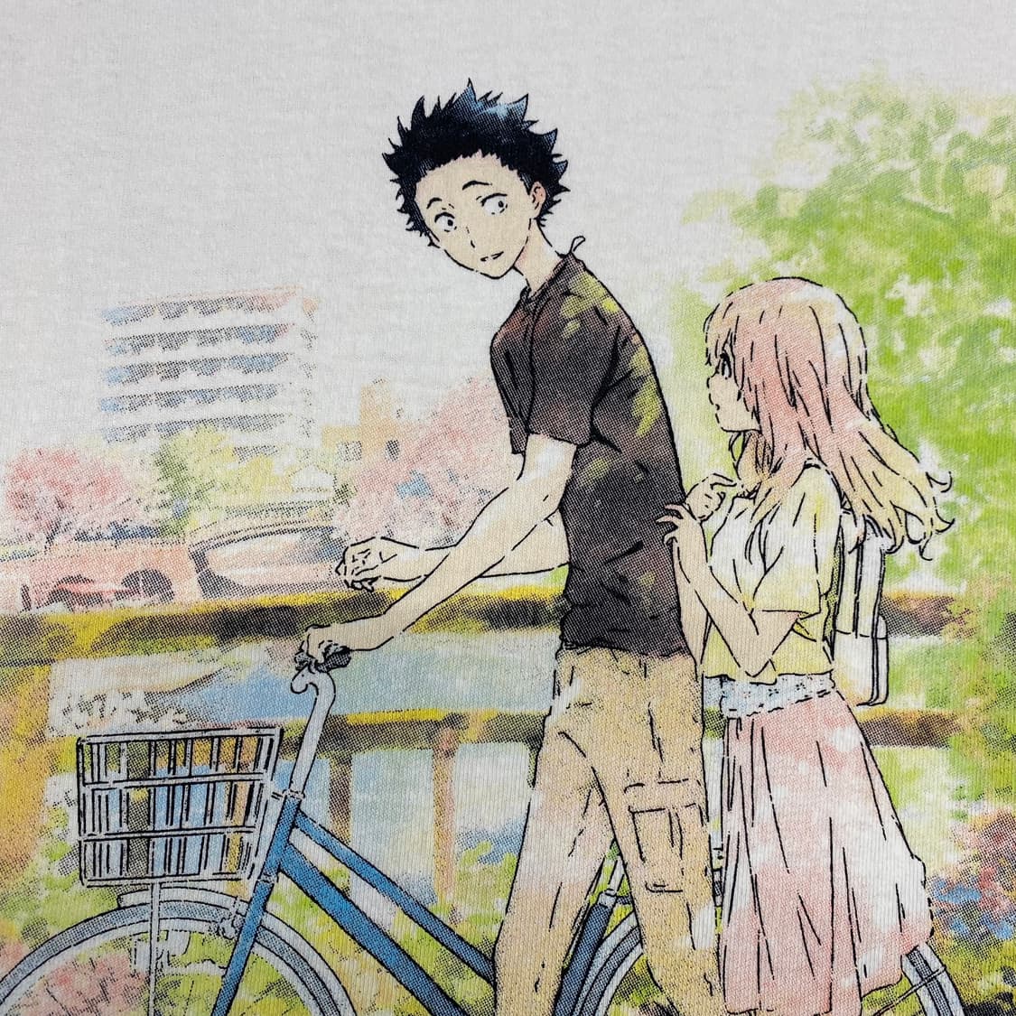 목소리의형태 부틀렉 애니메이션 티셔츠 상품이미지5