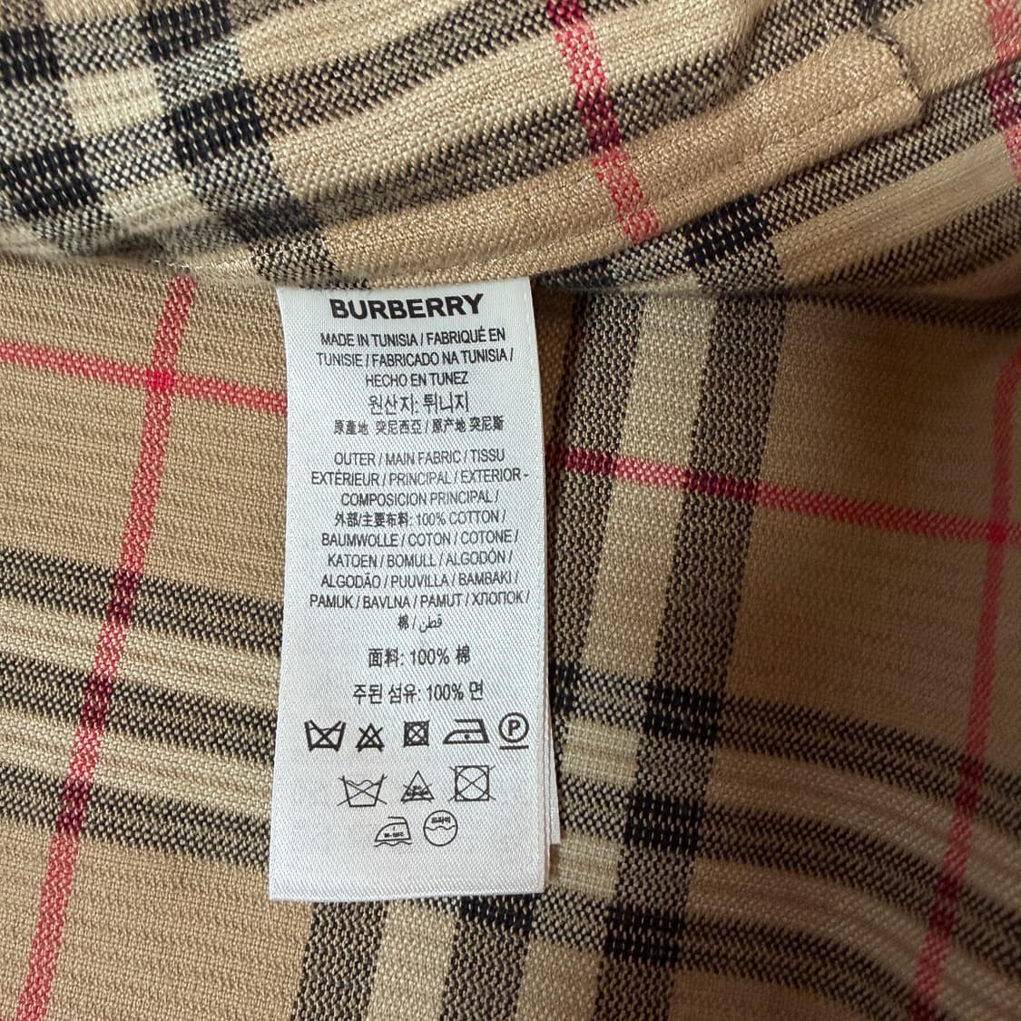 버버리 코듀로이 아우터형 오버셔츠 상품이미지5