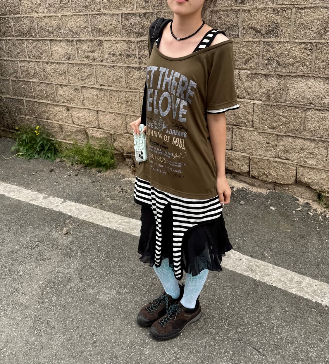 y2k 레이어드 상의 세트 상품이미지1