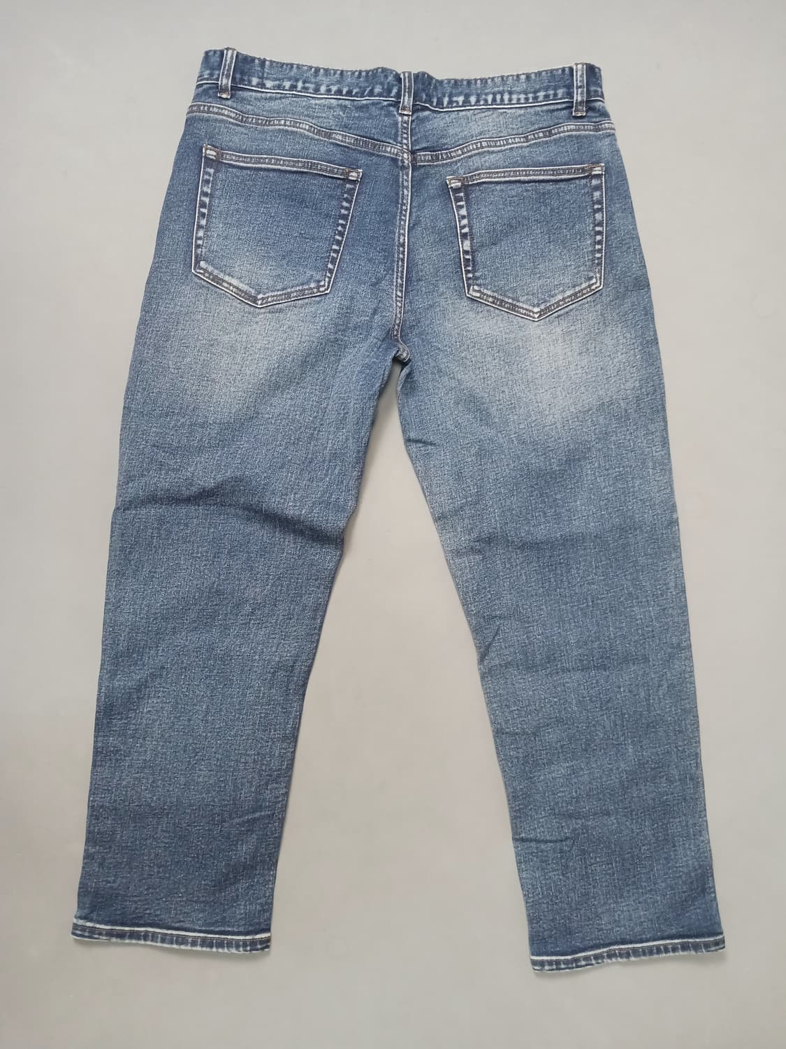 [34] 무신사 스탠다드 중청 테이퍼드 크롭 진 청바지 상품이미지7