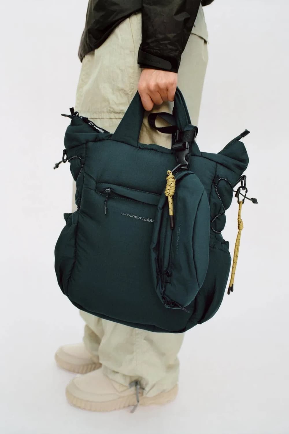 앤드 원더 . 자라 콜라보 퀼티드 퀼팅백 크로스백 토트백 상품이미지2