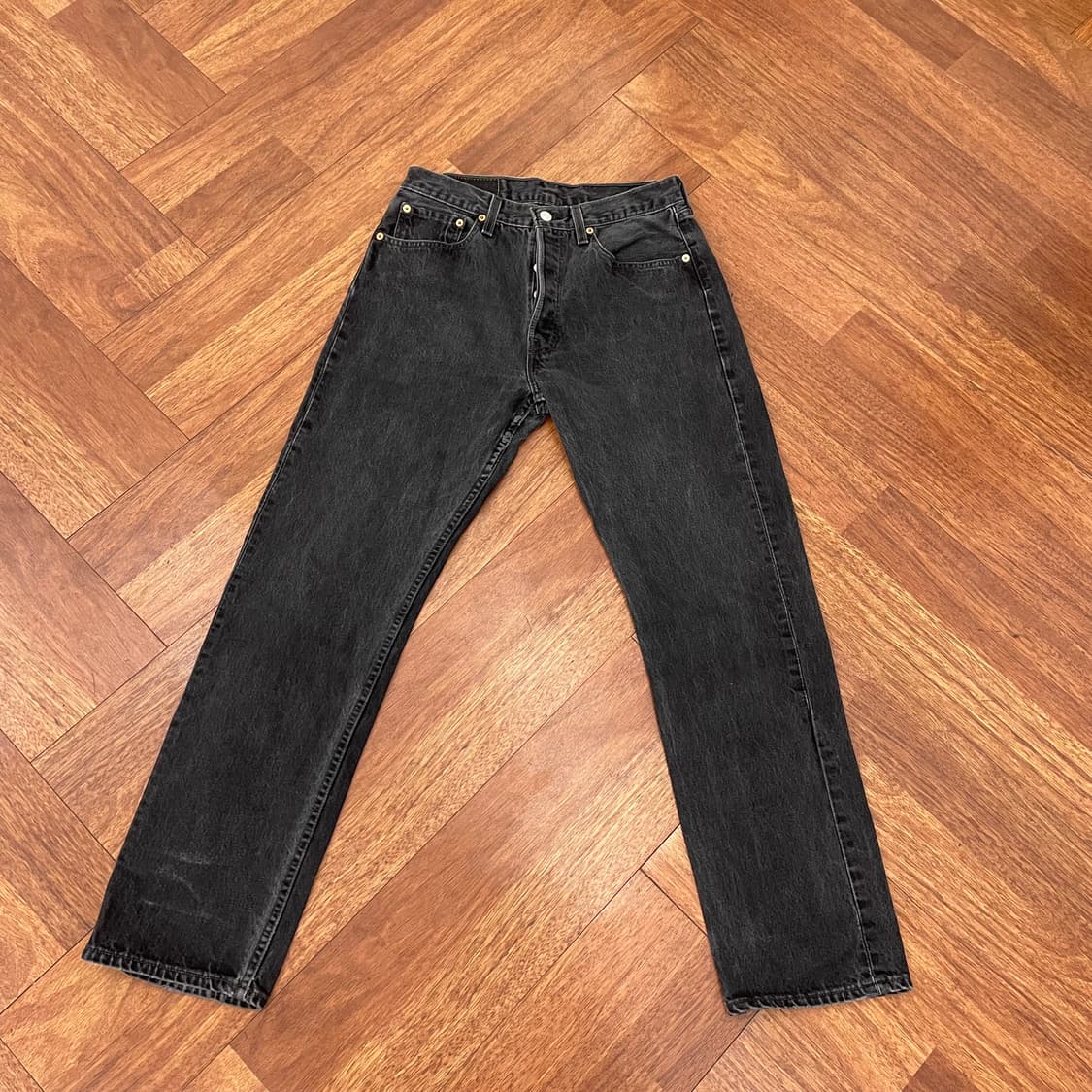 여성 리바이스 501 USA 흑청바지 상품이미지3
