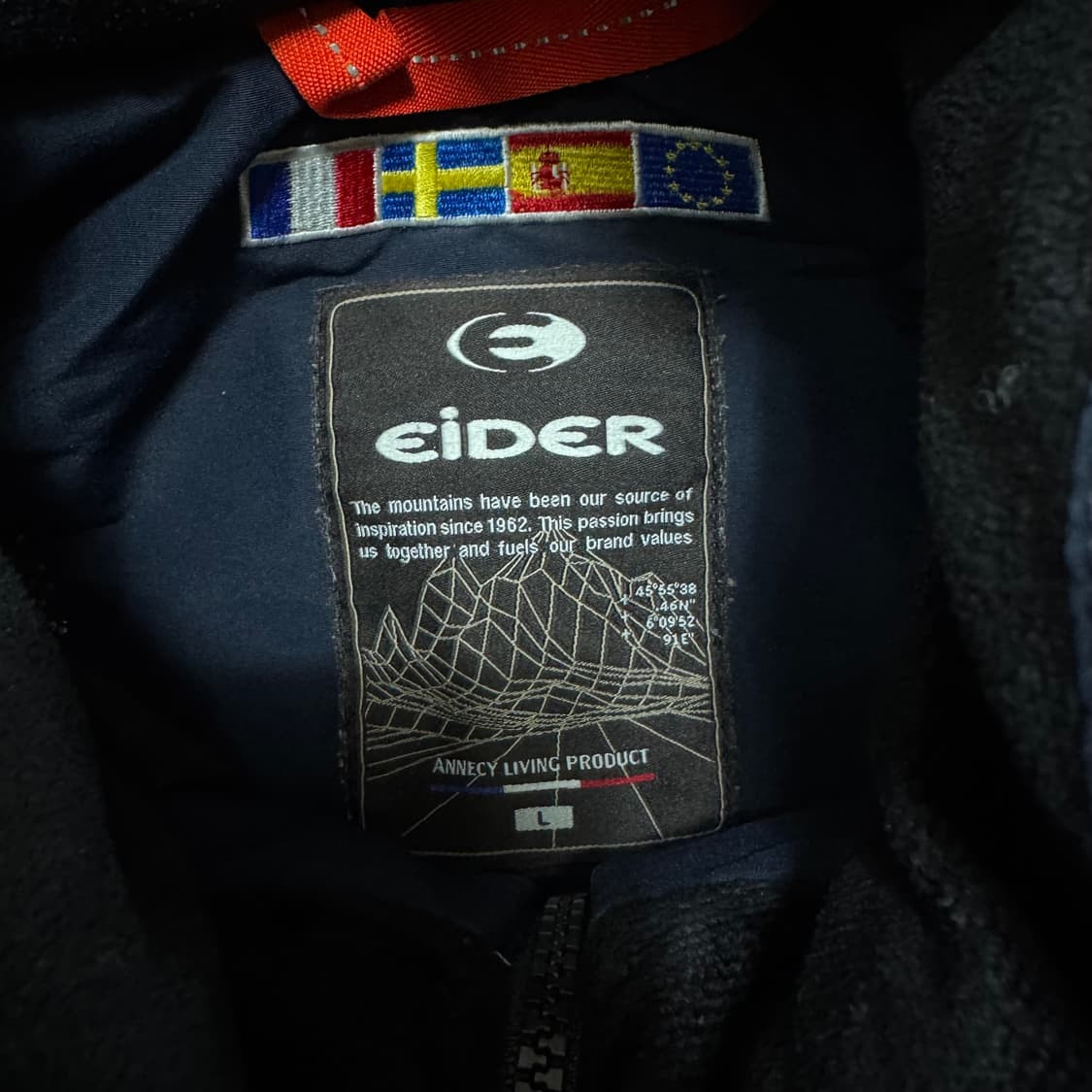 아이더 자수로고 다운자켓 상품이미지6