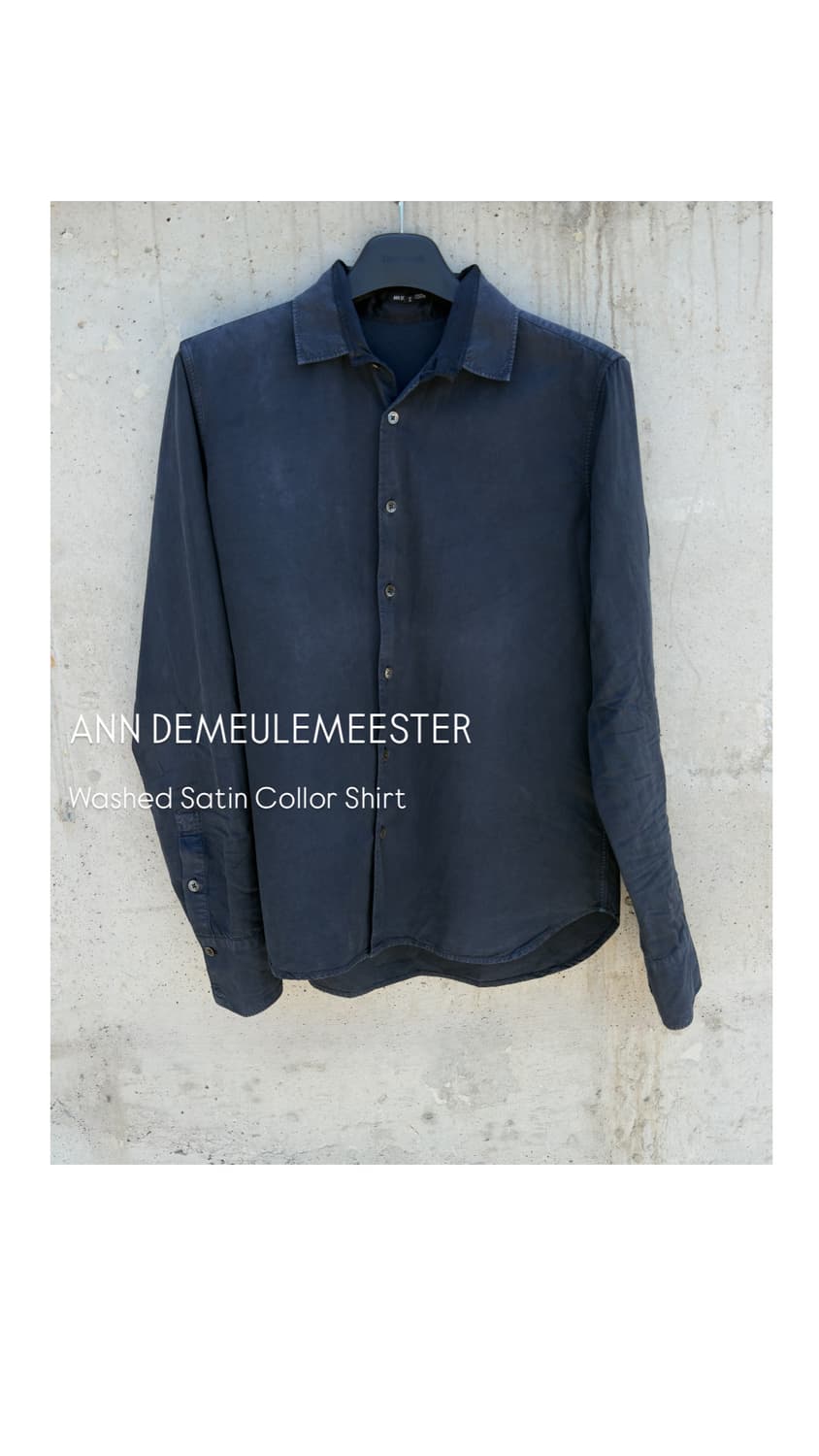 Ann Demeulemesster Satin Collor Shirt 상품이미지1