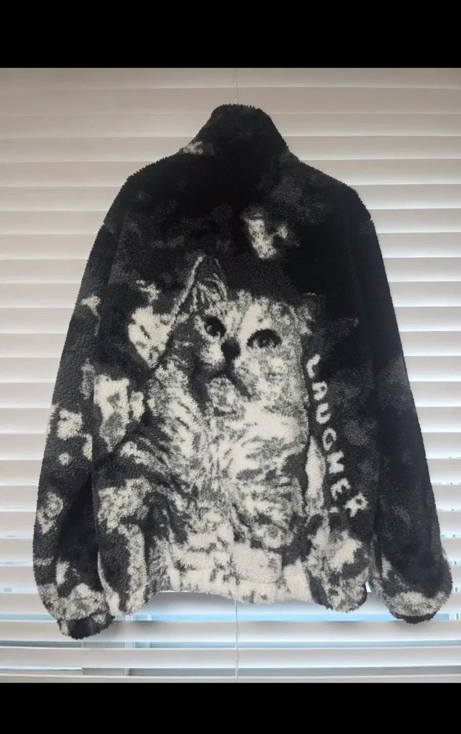 라퍼 캣플리스 자켓 고양이 후리스 상품이미지1