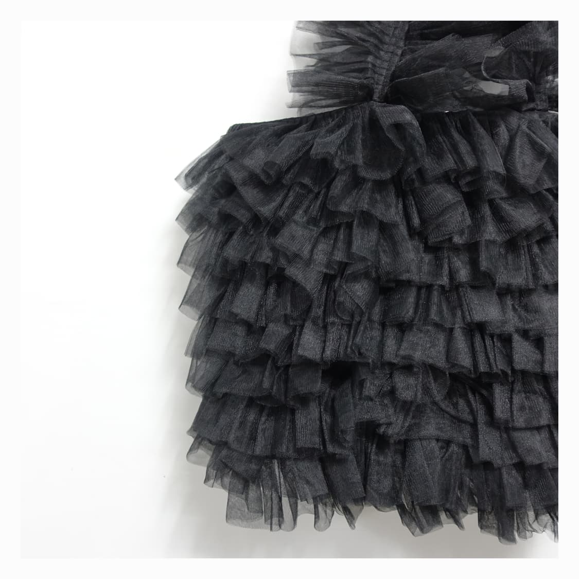 DIR69 design 셔링 프릴 튤 레이어링 숄더백 상품이미지8