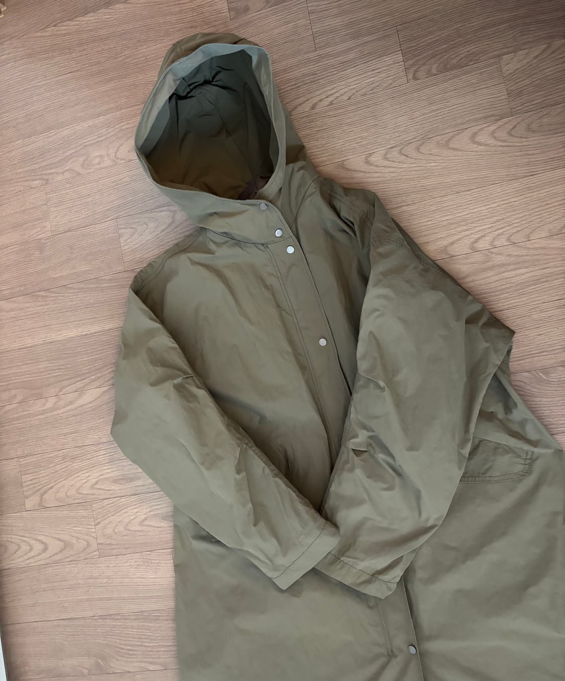 새상품급 고퀄 바스락 우븐  피쉬테일 야상 프리 남성은sm 여성은 프리 상품이미지1