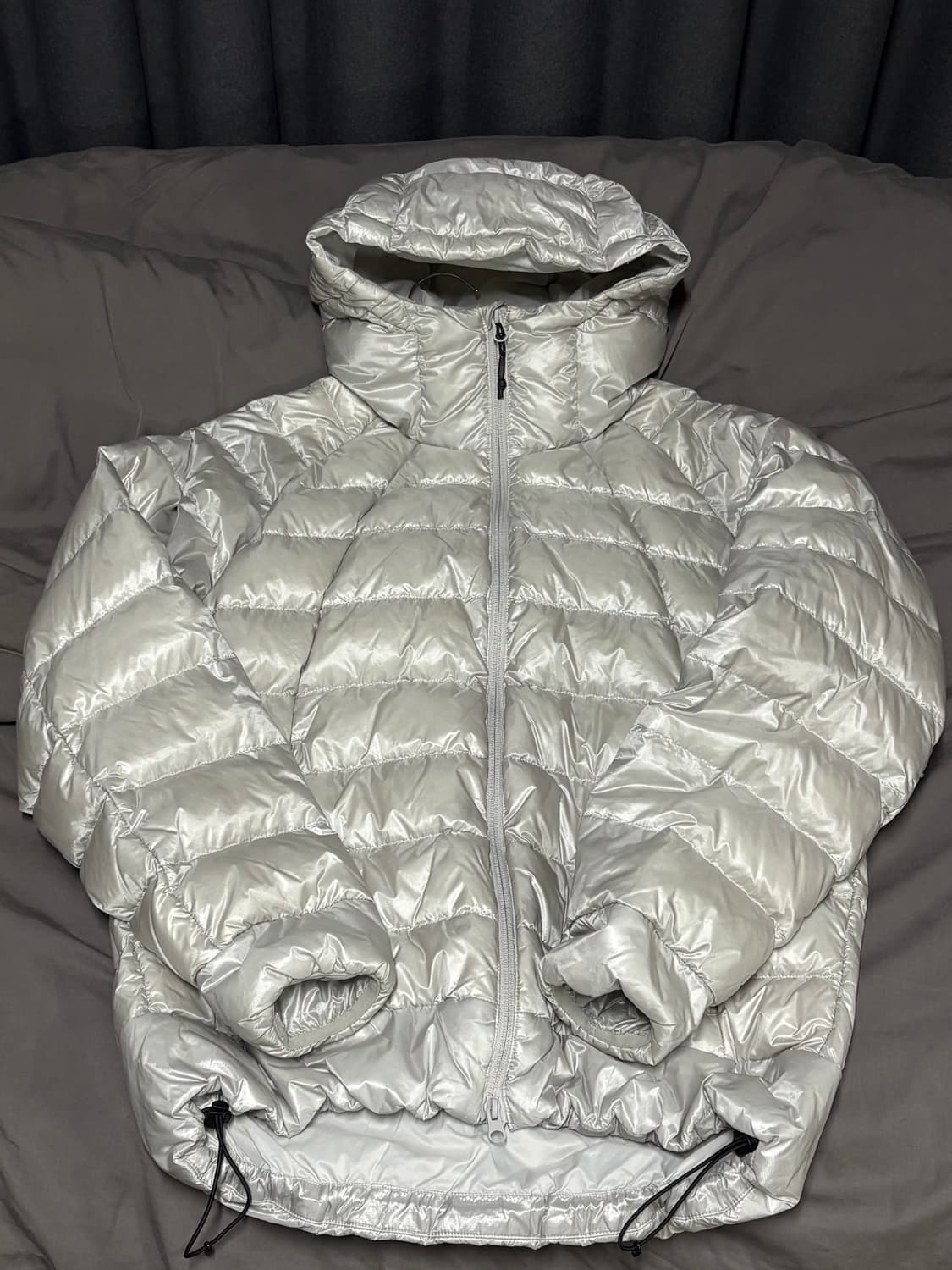 무신사 스탠다드 아이언 라이트 다운 자켓 라이트 그레이 상품이미지1