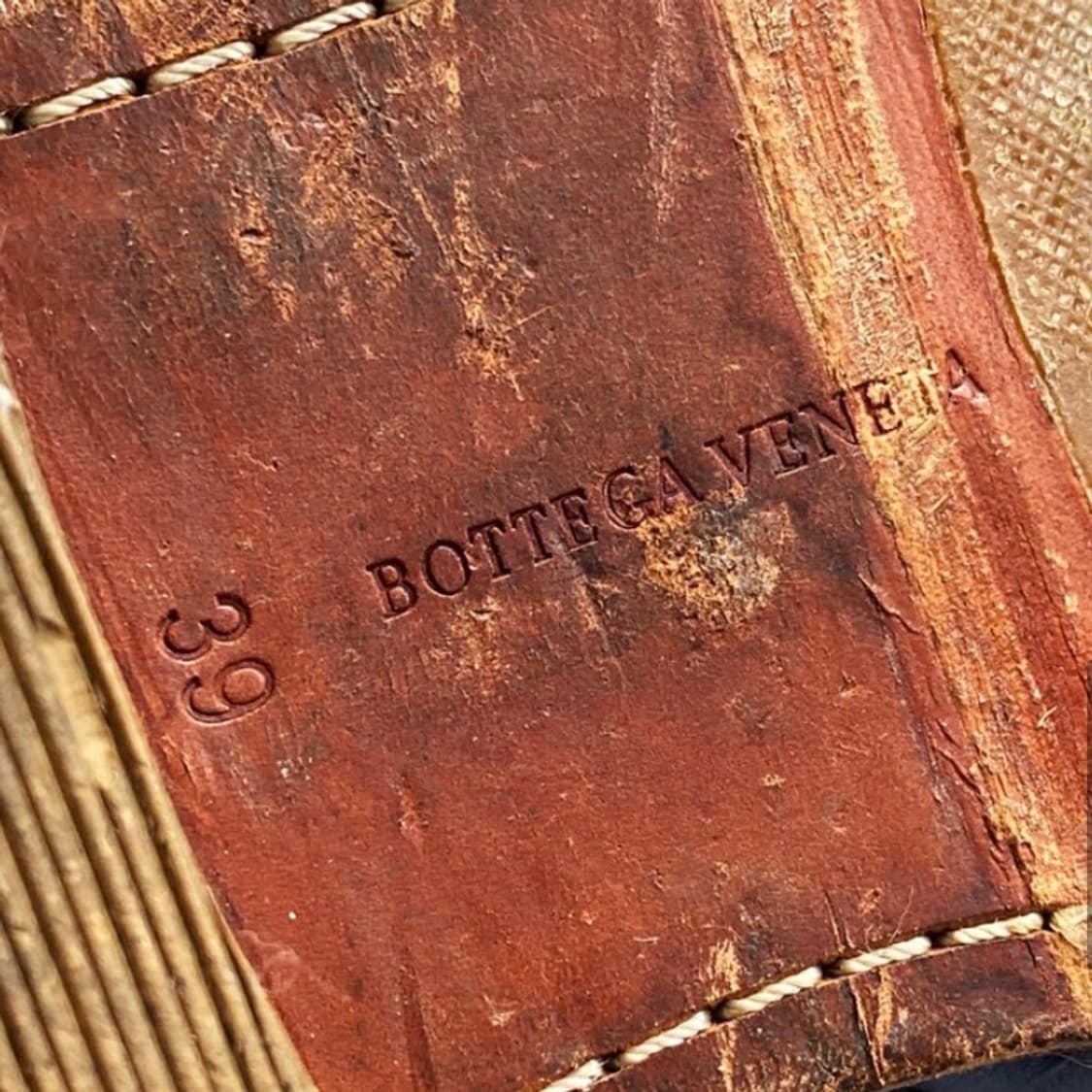 [정품] 보테가베네타 네로 인트레치아토 빈티지 더비슈즈(255) 상품이미지7