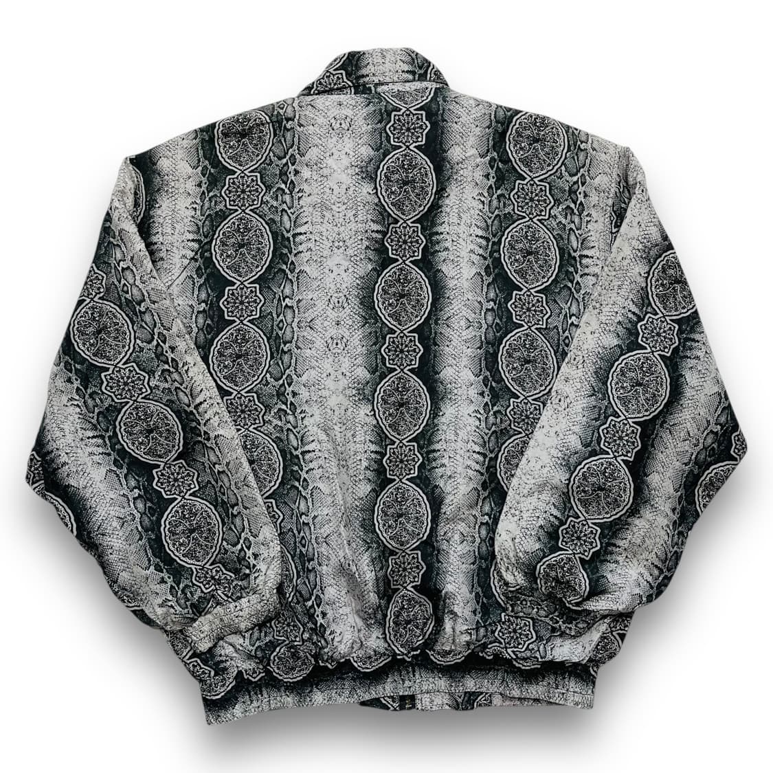 FUDA 90s Snake pattern silk jacket 상품이미지3