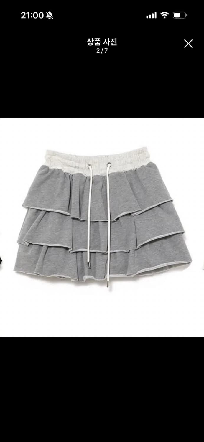 버블즈 bubbles 프릴 셋업 후드집업 스커트 세트 양산형 갸루 스나계 상품이미지3