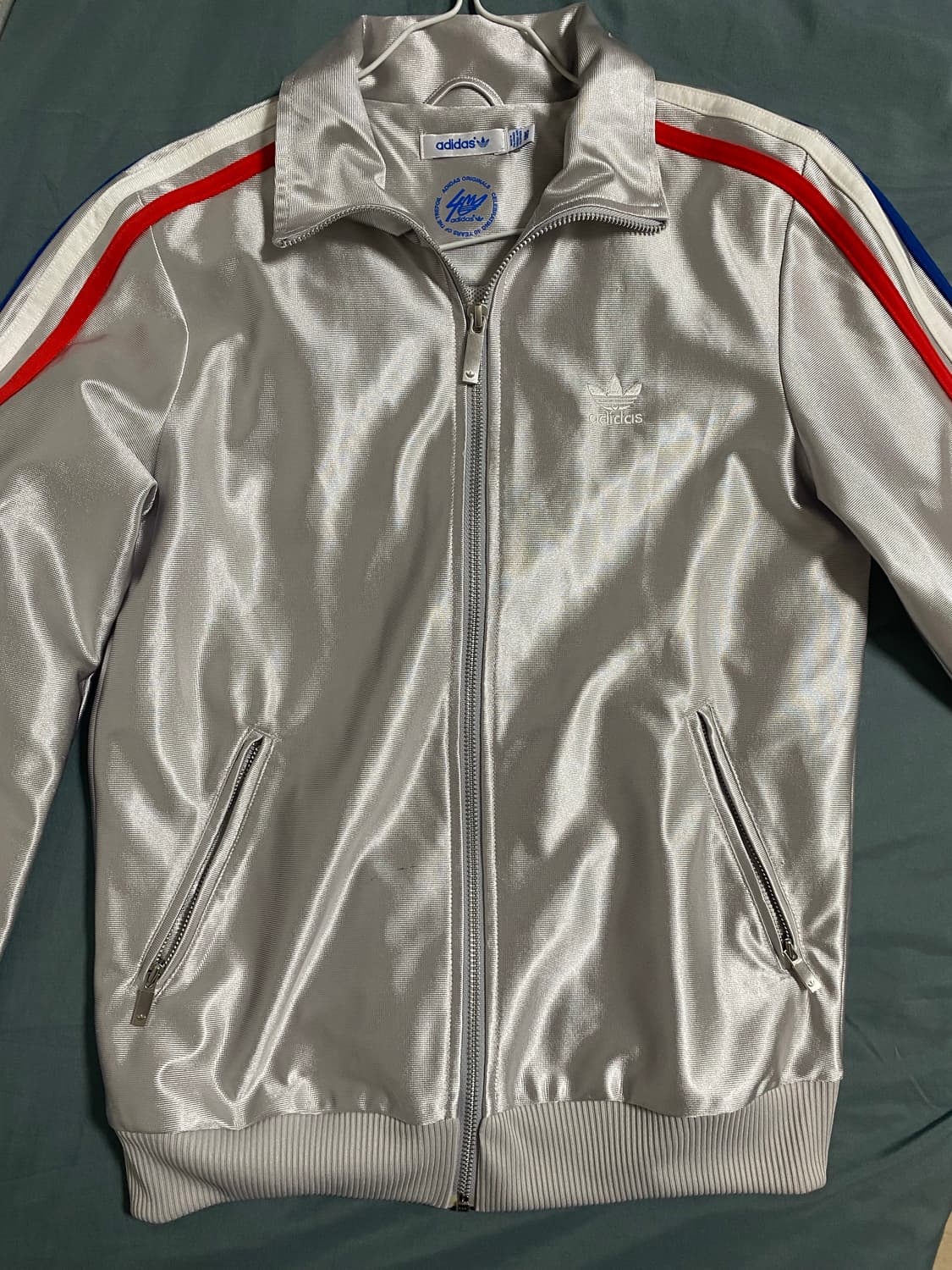 아디다스 은색 져지 상품이미지1