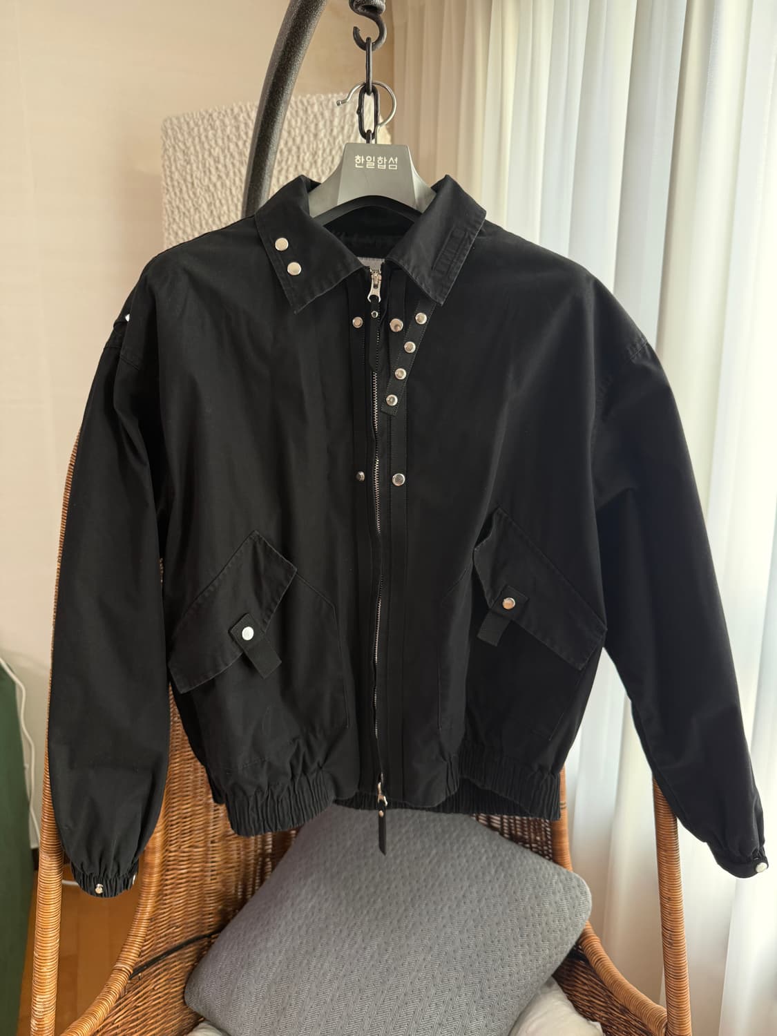 헤아 크롭 트러커 자켓 상품이미지1