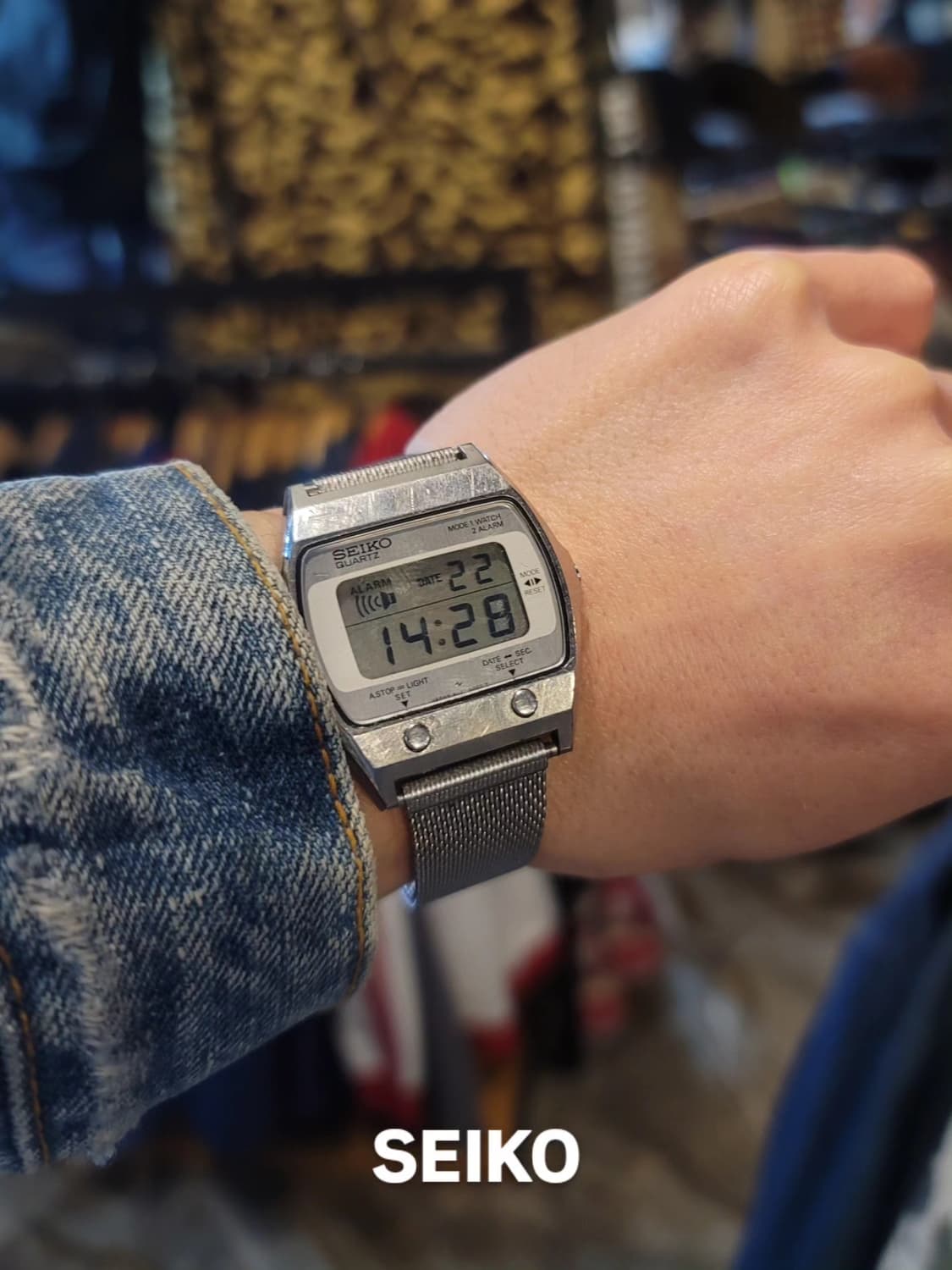 세이코 A021-5000 빈티지 디지털 시계 상품이미지1