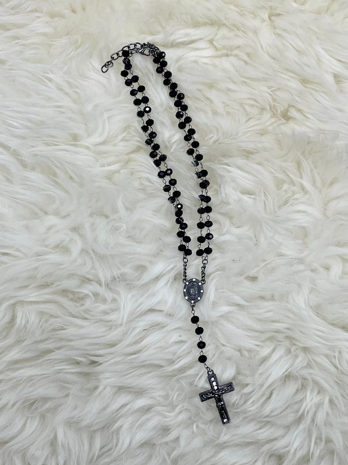 블랙 고딕 로자리오 네크리스 상품이미지1