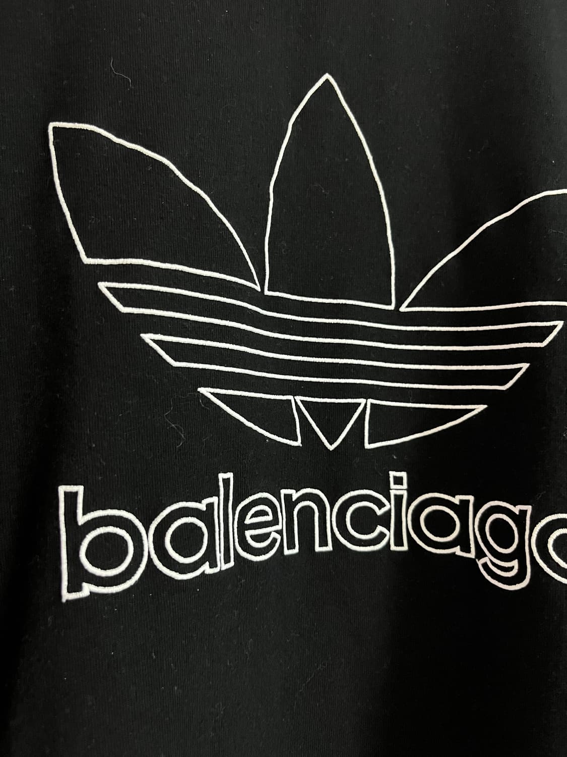 발렌시아가 아디다스 불꽃 티셔츠 상품이미지4