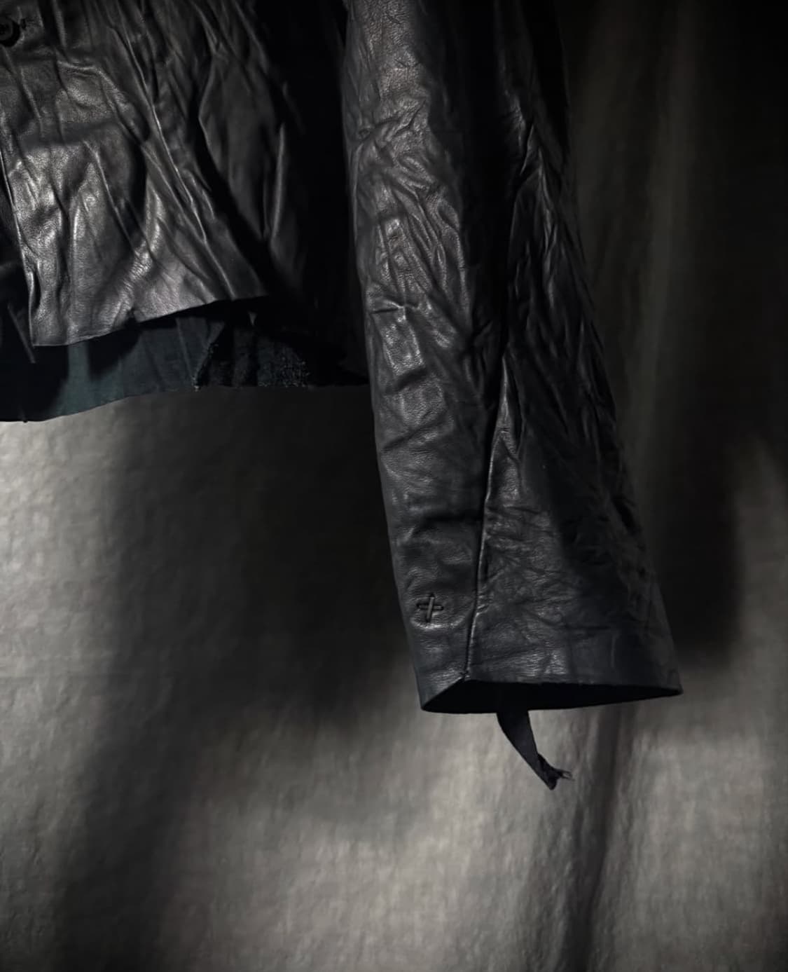 m.a+ Lamb Leather Wrinkle Shirt Jacket 상품이미지5