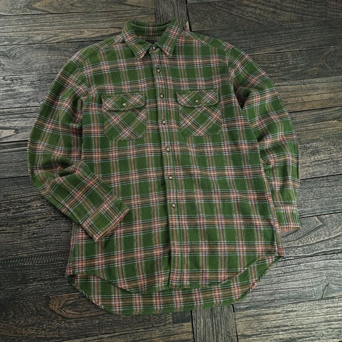 [이스트보이] 빈티지 체크 투포켓 셔츠 M18593 상품이미지1