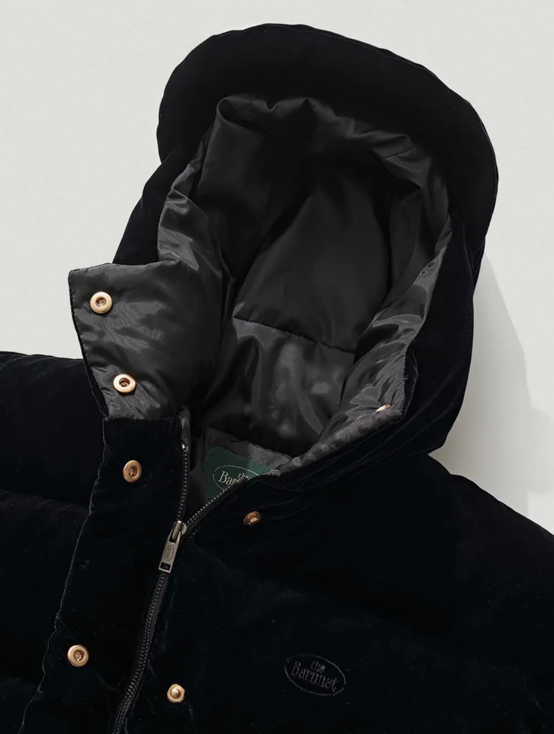 더바넷 벨벳 구스다운 푸퍼 패딩 상품이미지3