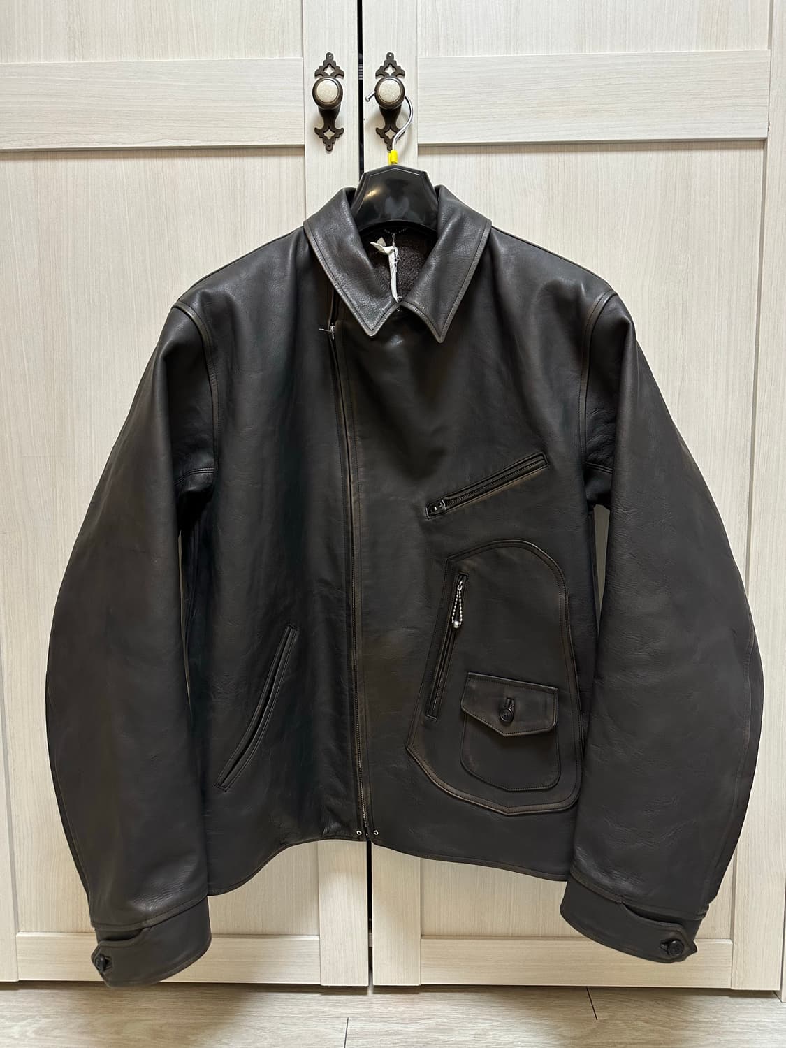 [40] 올드조 파티나 홀스 하이드 헨드릭 레더 자켓 브라운 상품이미지1