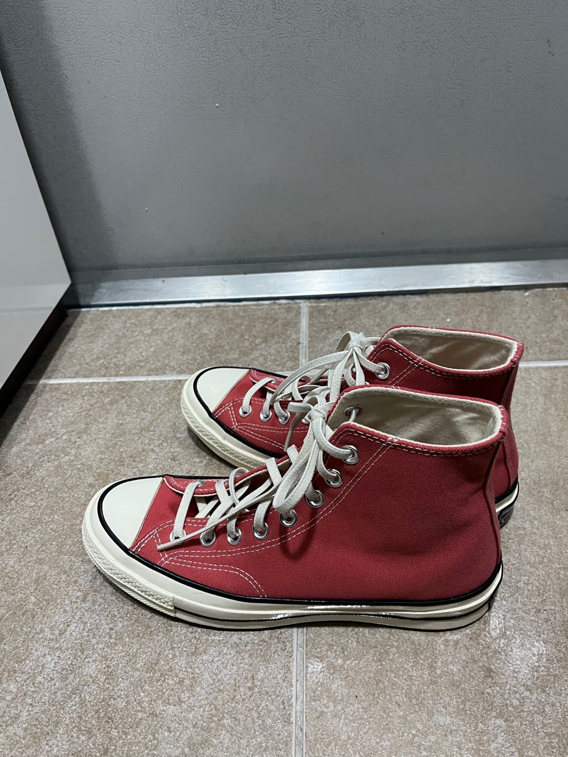 ‼️고무끈 포함) 컨버스 척테일러 70 하이 루바브파이 상품이미지3