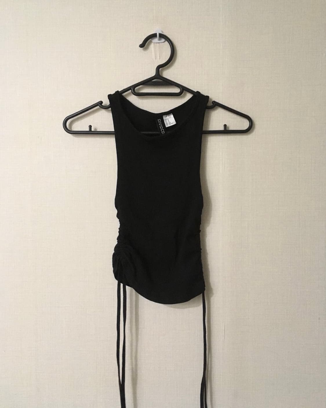 shirring point black sleeveless 상품이미지2