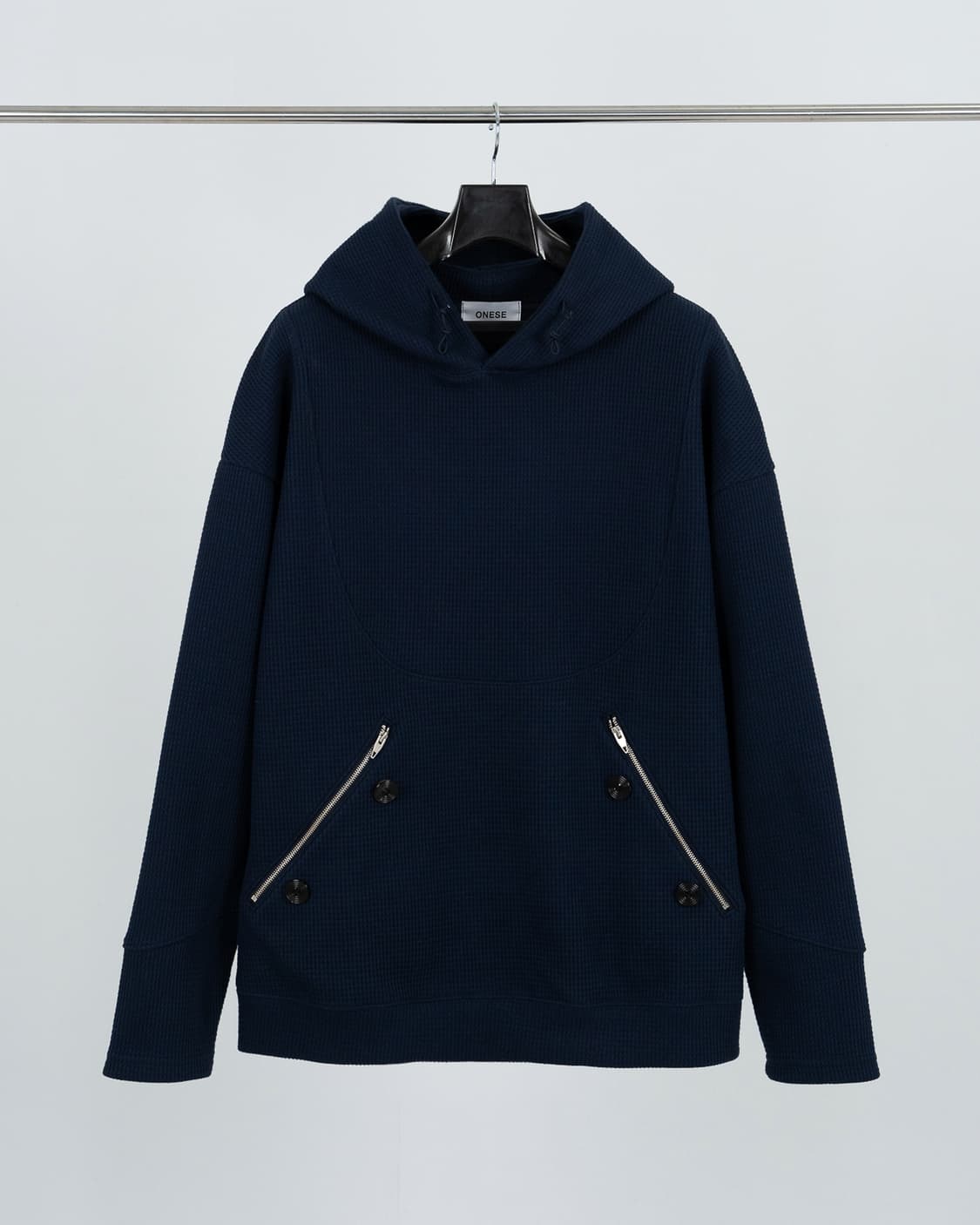 os) onese 와플 후드 네이비 waffle zip hoodie 상품이미지1