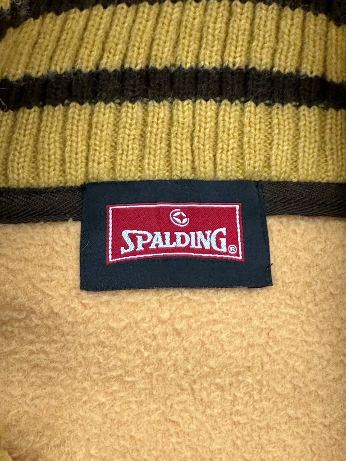 M)아메리칸 빈티지 옐로우 배색 플리스 집업 상품이미지6