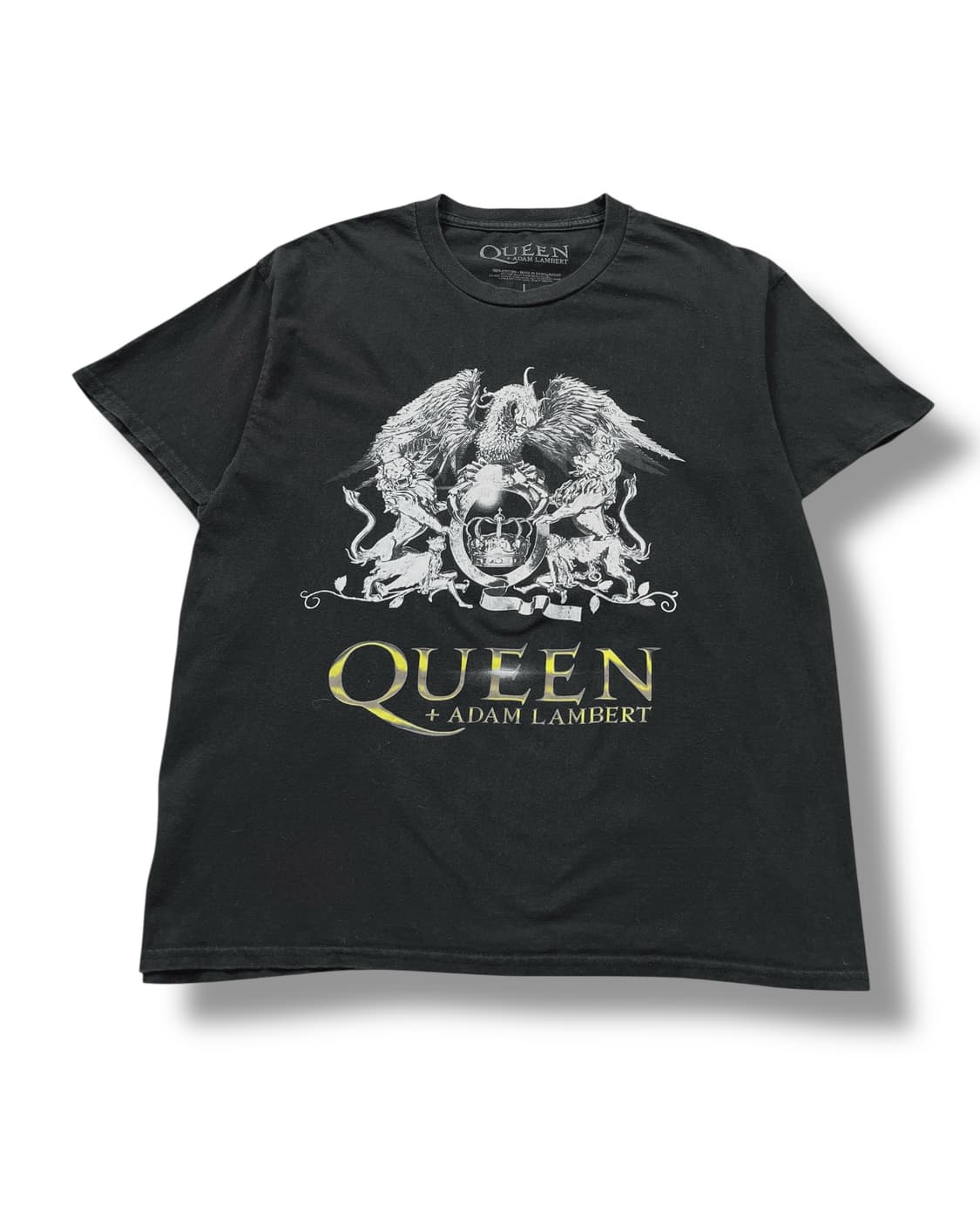 Queen 그래픽 블랙 반팔 티셔츠 상품이미지5