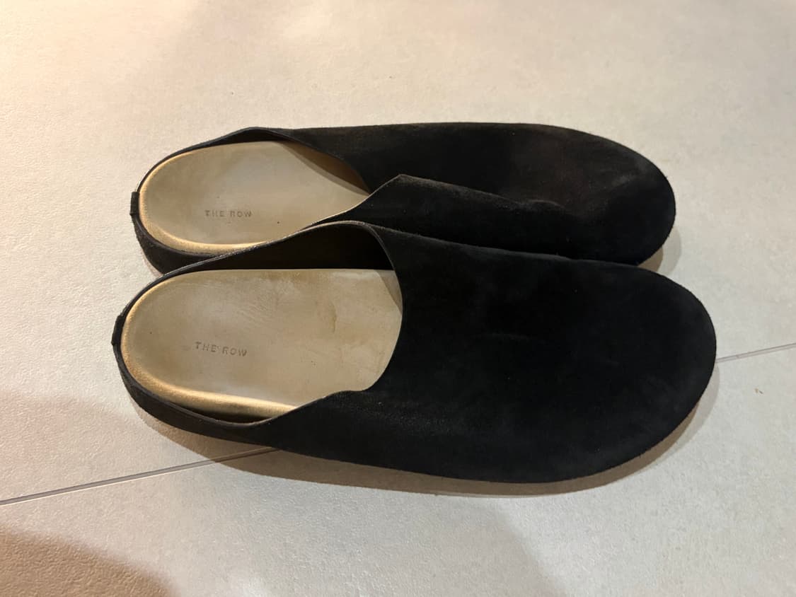 The row 휴고 스웨이드 뮬 상품이미지2