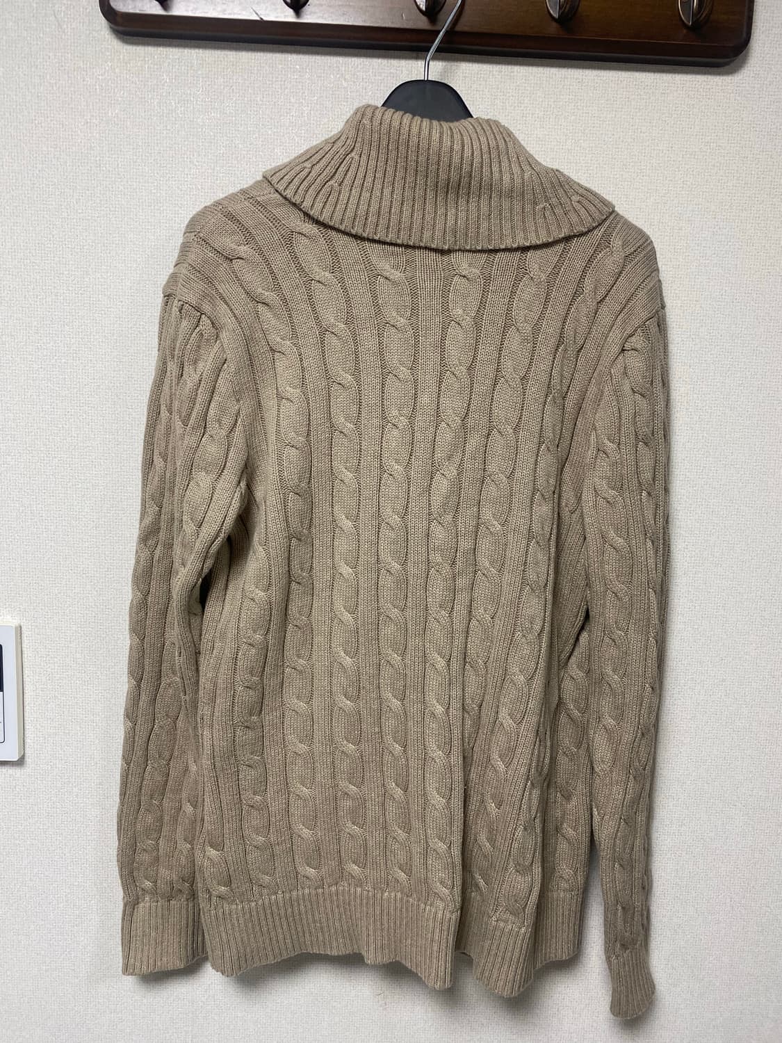 랄프로렌 숄 카라 케이블 니트 가디건 상품이미지3