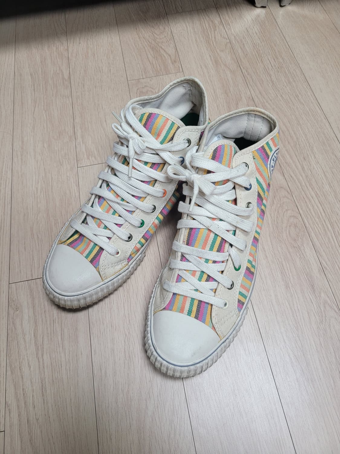 PF Flyers 남자 스니커 하이 280 레인보우 상품이미지2