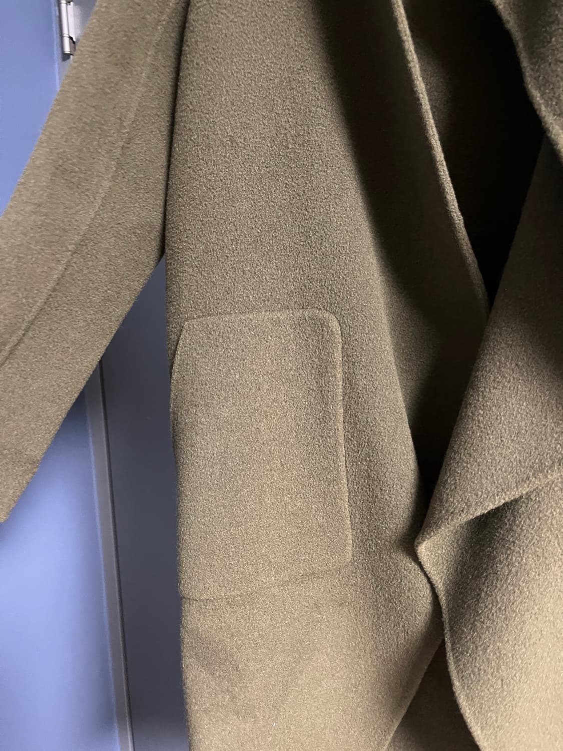 바네사부르노 카키 캐시미어 코트 상품이미지5