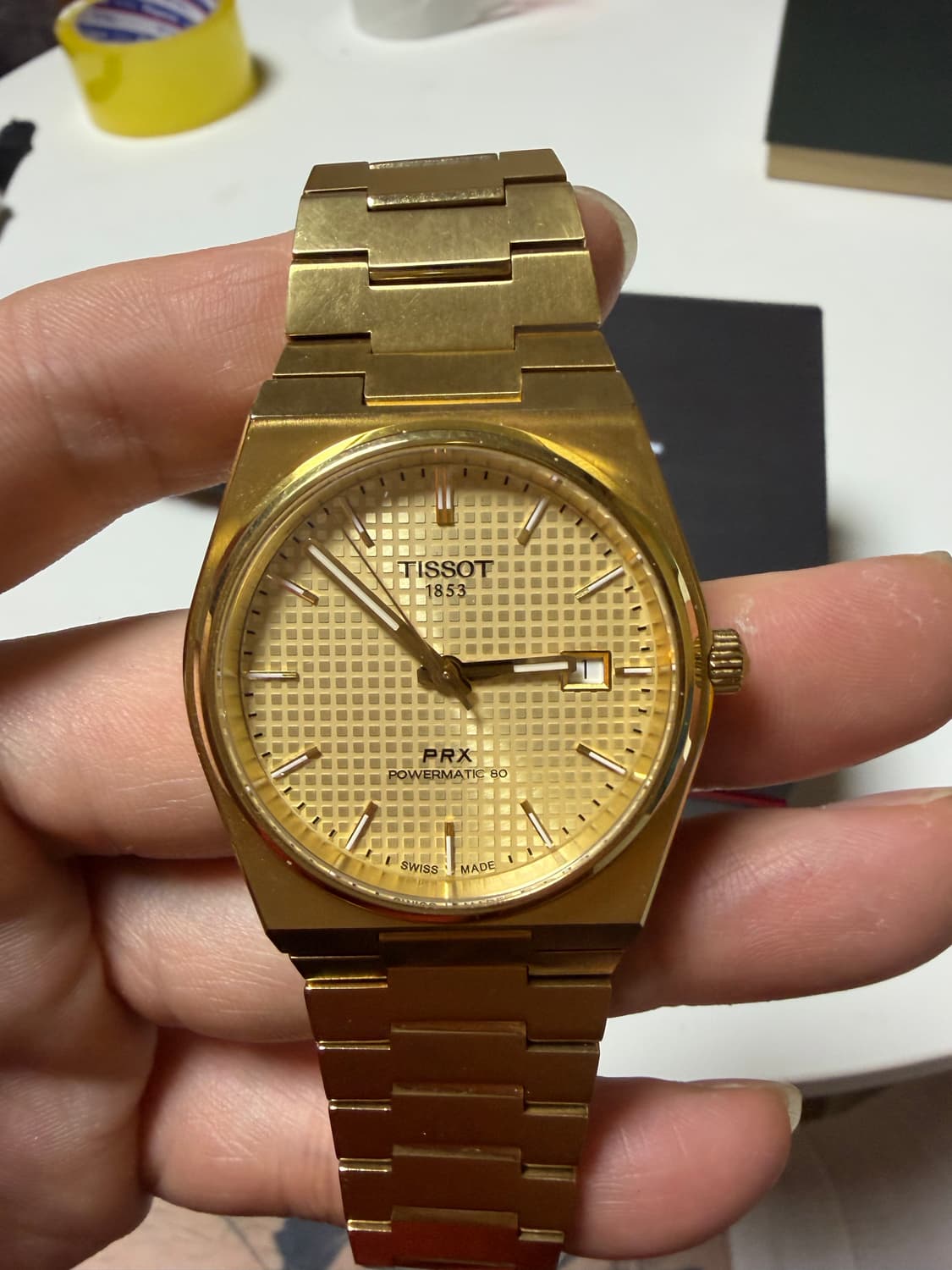 티쏘 PRX 파워매틱 80 골드 40mm 상품이미지3