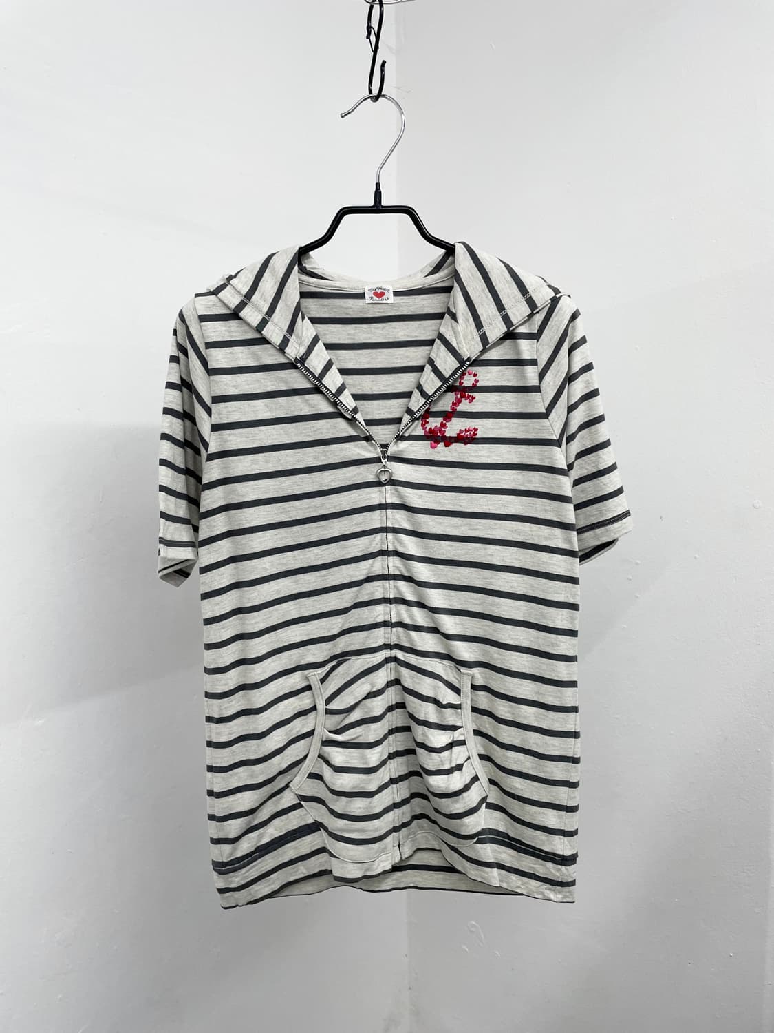 스트라이프 키치 하프 집업 상품이미지4