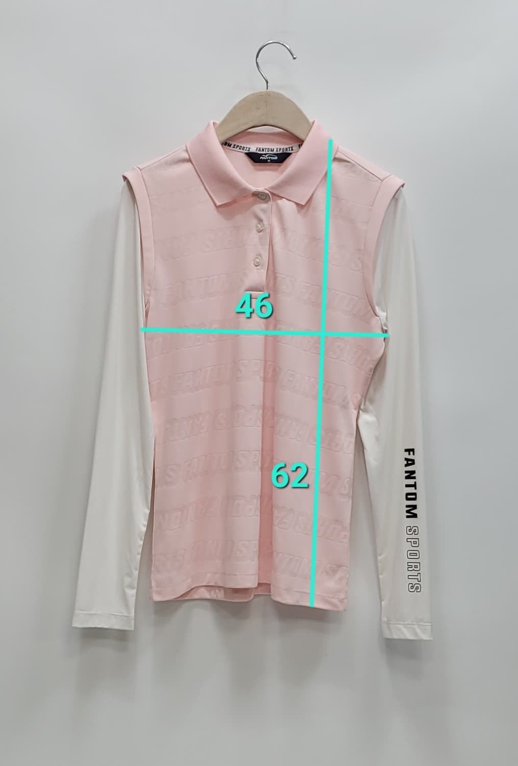 FANTOM 21SS 팬텀 로고 패턴 소재 배색 긴팔 티셔츠 / 여 95 상품이미지10