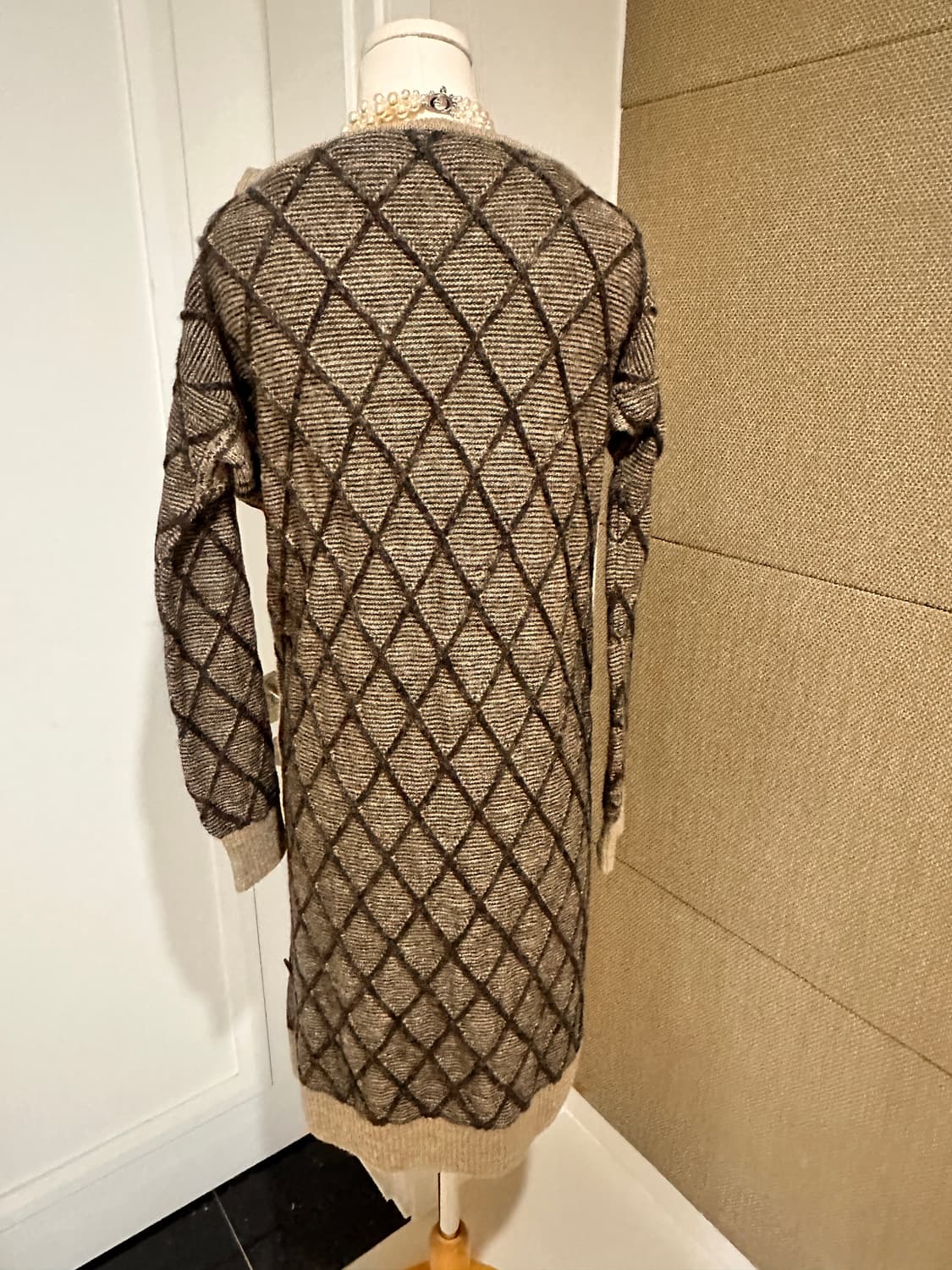 비비안웨스트우드 아가일 orb버튼가디건 원피스 상품이미지3