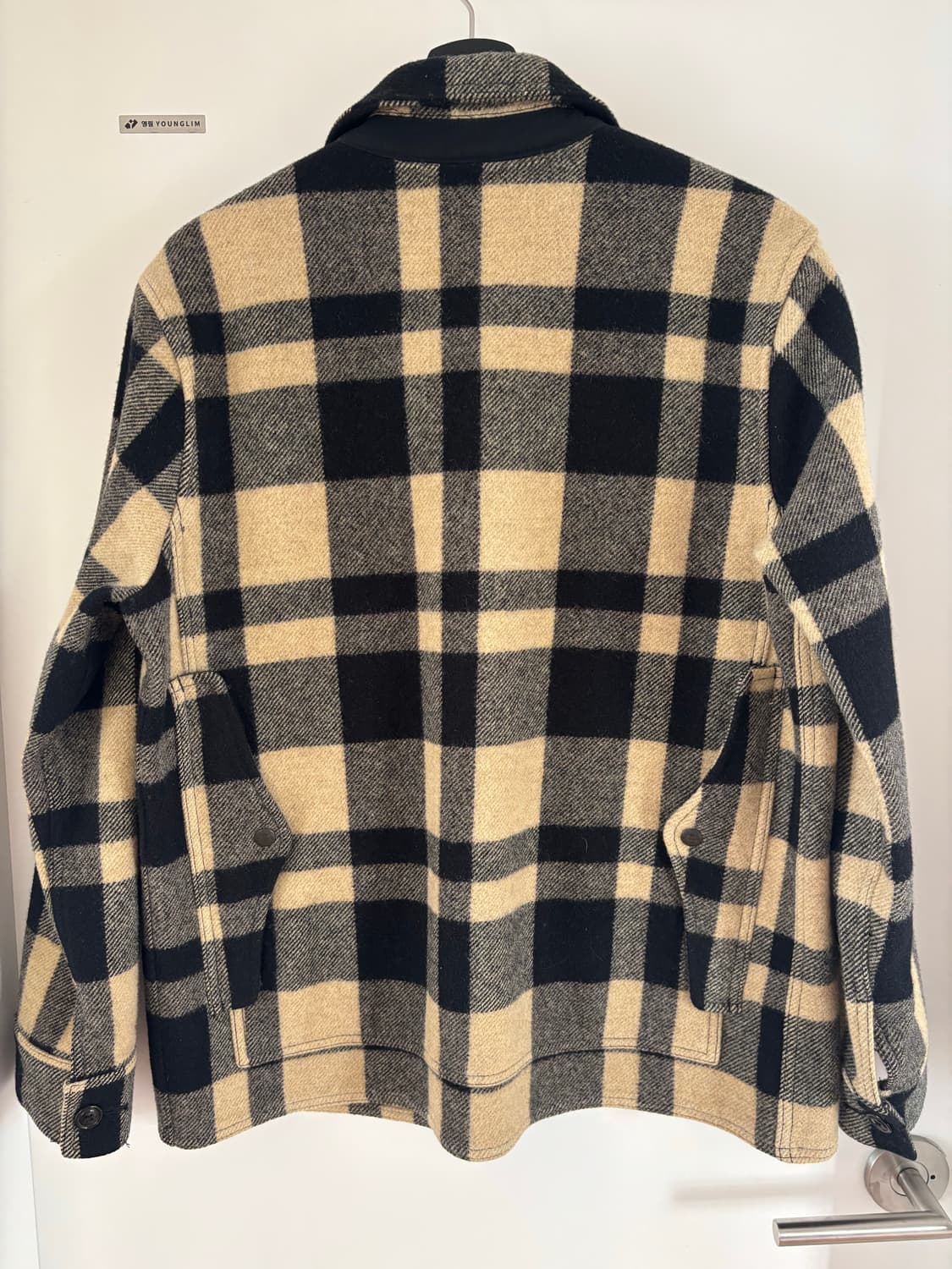 [S] RRL 매키노 크루저 체크 자켓 크림/블랙 상품이미지2