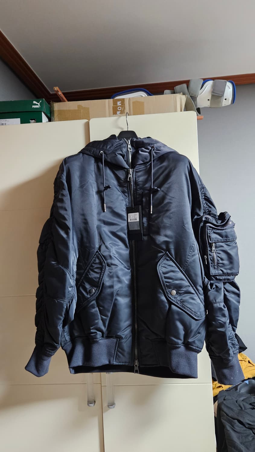 송지오옴므 항공자켓 점퍼 봄버 ma-1 상품이미지1