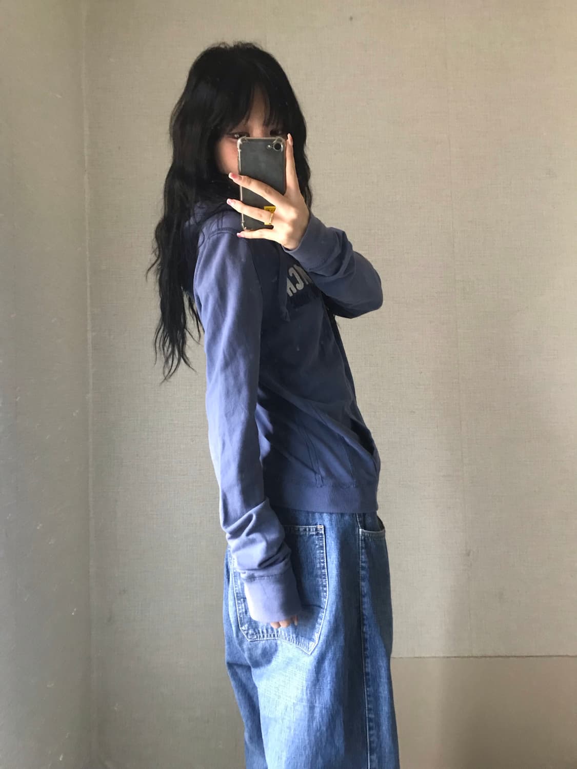 아베크롬비 네이비 투웨이 후드집업 상품이미지4
