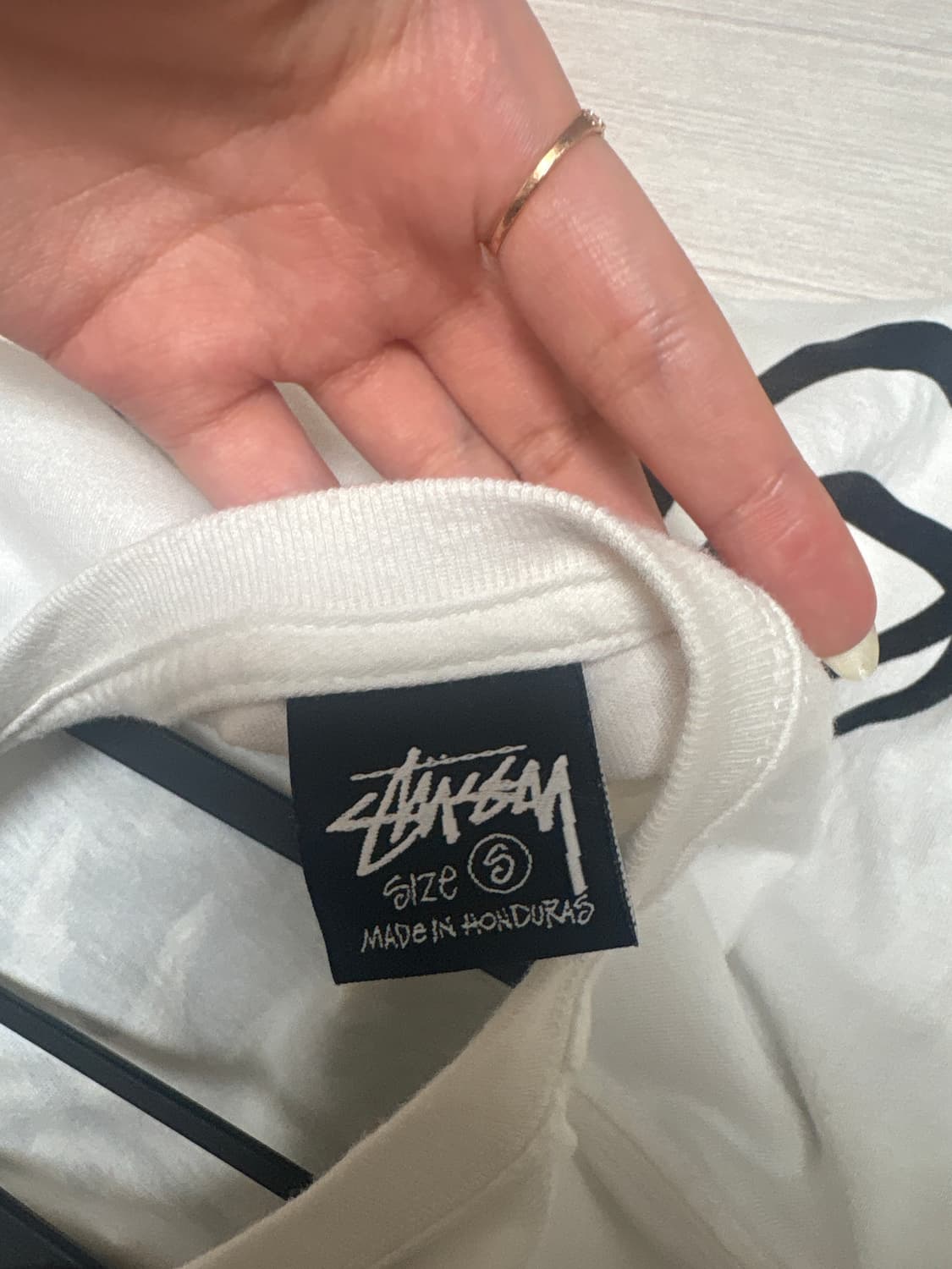 스투시 월드투어 반팔 화이트 s 상품이미지2