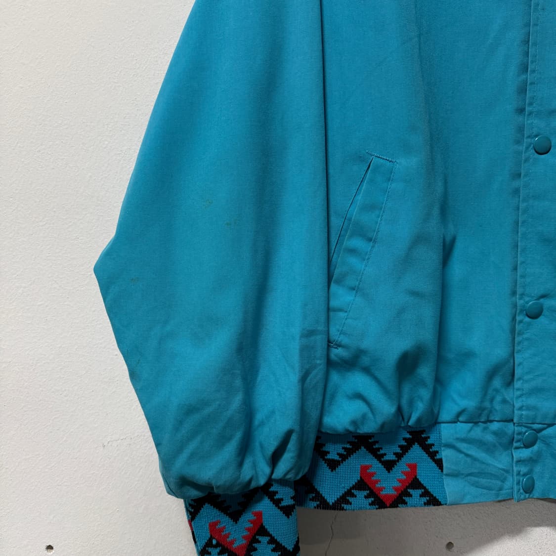 West Ark USA 나바호, 자수 디테일 웨스턴 코튼 바시티 자켓 상품이미지3