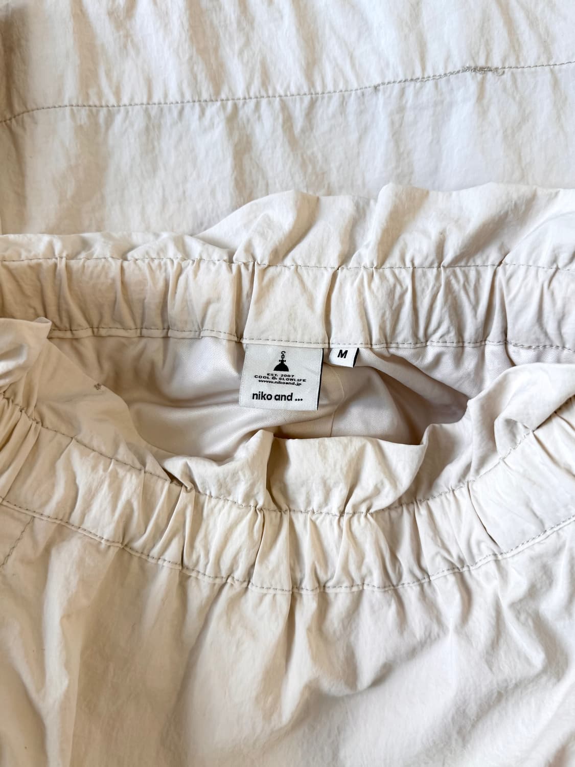 니코앤드 볼륨 개더 롱 스커트 상품이미지5