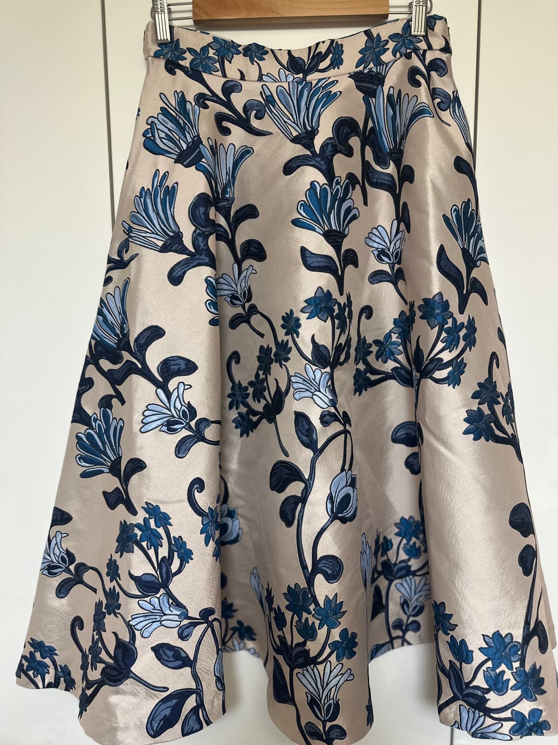 플라워자수  A라인 스커트 상품이미지4