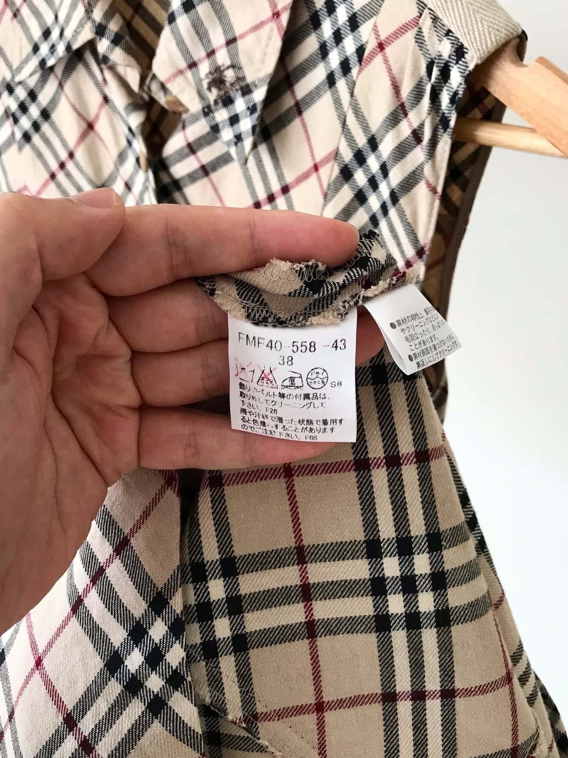버버리 카라 로고 노바체크 슬리브리스 원피스 상품이미지7