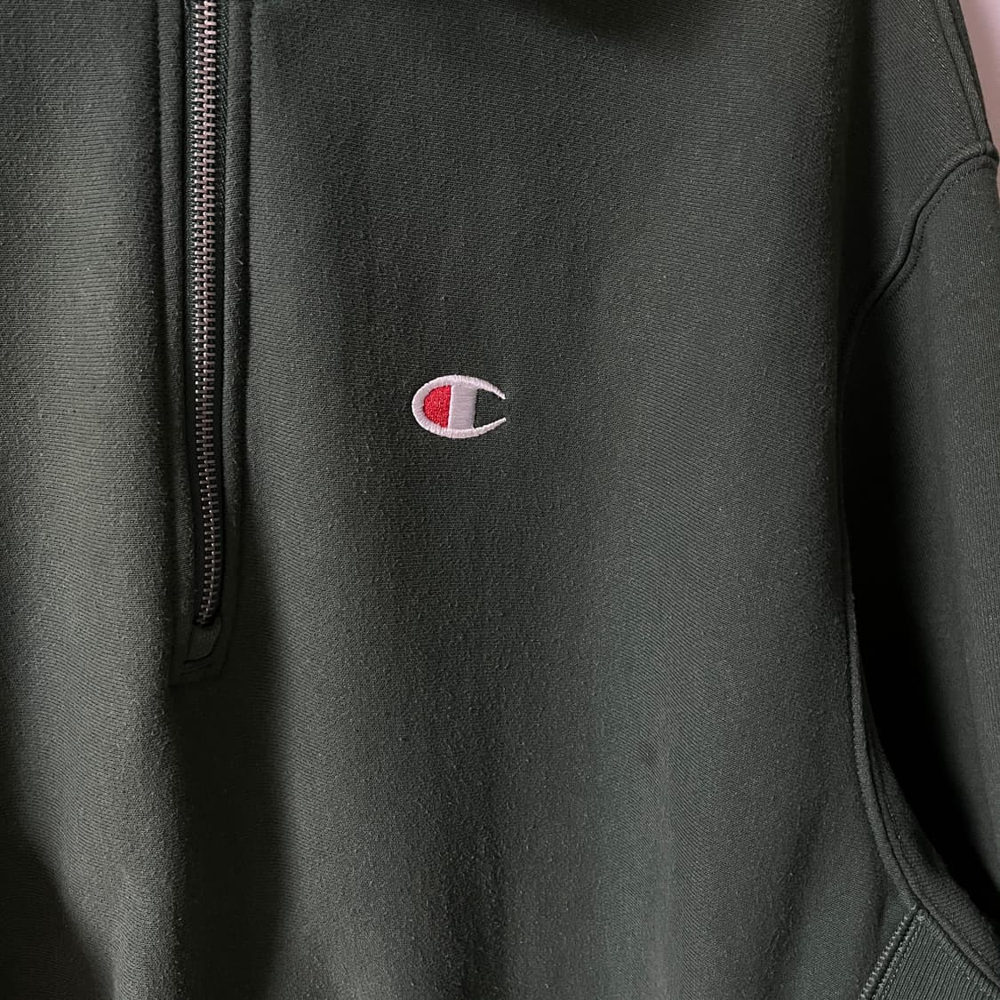 챔피온 하프집업 맨투맨 XL 상품이미지4