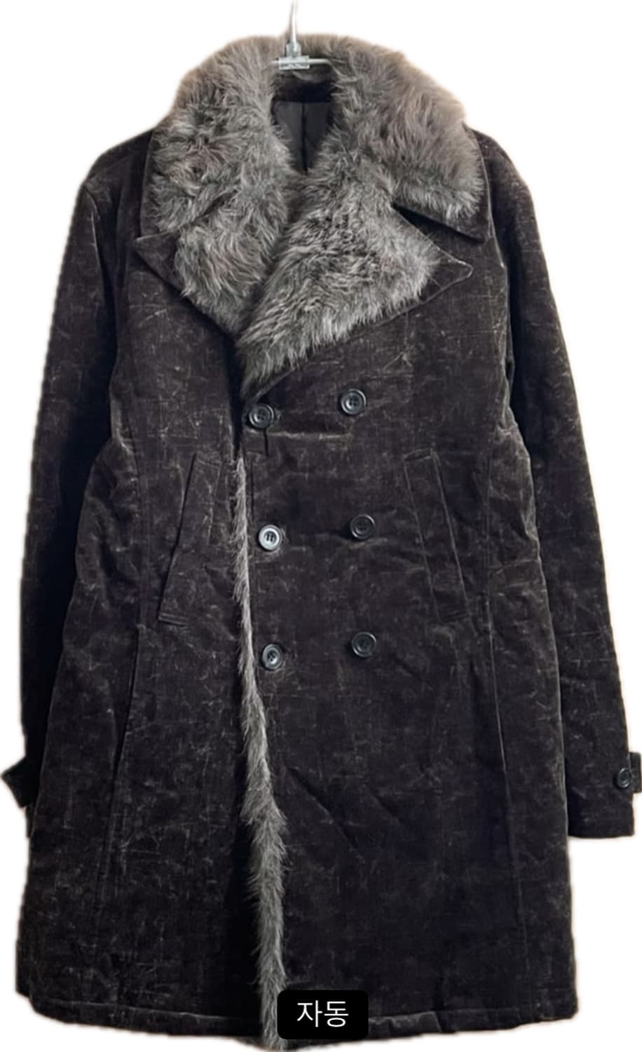 토네이도 마트 벨루어 퍼 트리밍 코트 상품이미지1