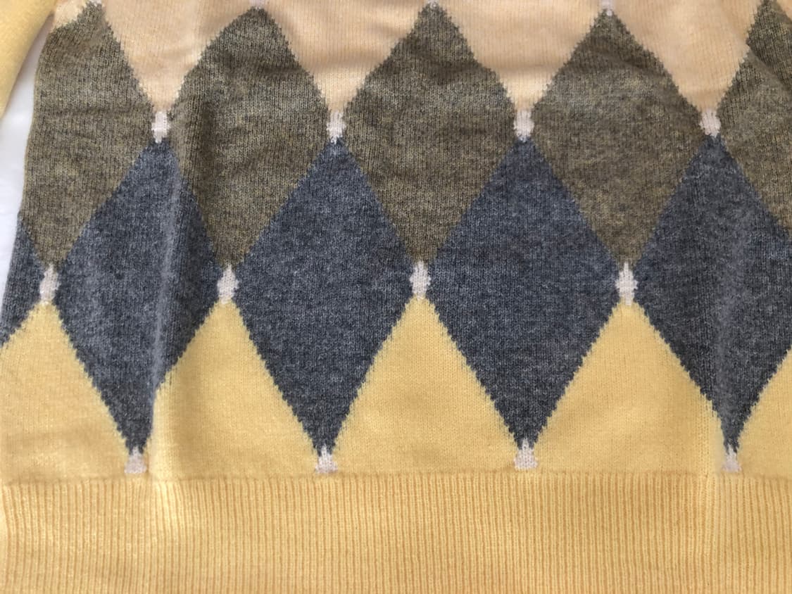 BALLANTYNE(발란타인) 아가일패턴 울 니트 스웨터 상품이미지7